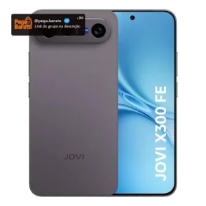 Smartphone JOVI X300 FE 5G Câmera ZEISS 50MP 256GB de Memória 24GB RAM (12GB + 12GB RAM expandida) Bateria 6500mAh Processador Snapdragon 8 Gen 5 e Carregador 90W - Preto Ônix - Imagem 1