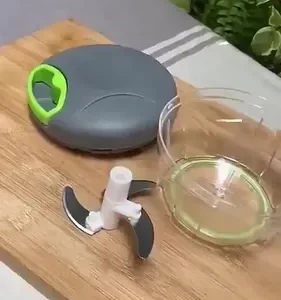 Mini Processador E Triturador De Alimentos Alho Cebola 500ml - Imagem 24