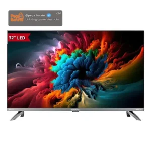 Smart Tv Hd Led Britânia 32 Polegadas Dolby Audio Roku - Imagem 1