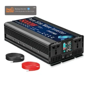 Inversor De Energia 5000w 12v-110v Onda Senoidal Pura - Imagem 1
