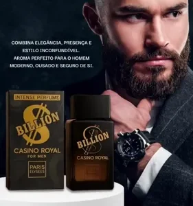 Perfume Billion Casino Royal Paris Elysees Masculino Intense 100ml - Imagem 29