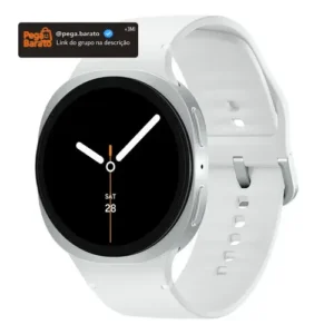 Smartwatch Samsung Galaxy Watch 8 40mm Prateado com Bluetooth e Wi-Fi - Imagem 1