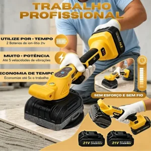 Maquina Assentar Pisos Porcelanatos Elétrica Com Ventosa - Imagem 3