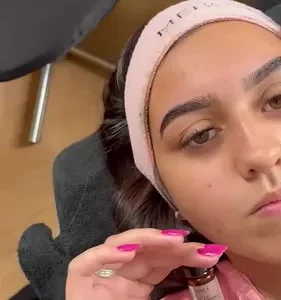 Henna Menela Castanho Escuro Padrão Profissional Para Designer De Sobrancelhas 2.5g Com Fixador E Nanotecnologia Completo - Imagem 19