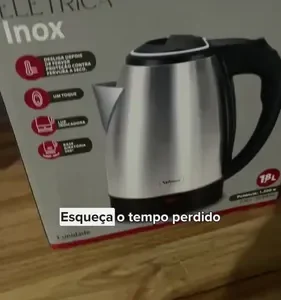 Chaleira Elétrica Inox 1,8L 1500W Aquecimento Rápido Automática - Imagem 12