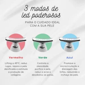 Aparelho Tratamento Facial Lift Anti Rugas Rejuvenescedor - Imagem 5