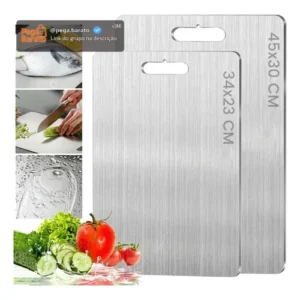 Tábuas De Corte Inox 304, 2 Peças Carne Corte Para Cozinha - Imagem 1